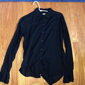 Black button up dress shirt from Hollister